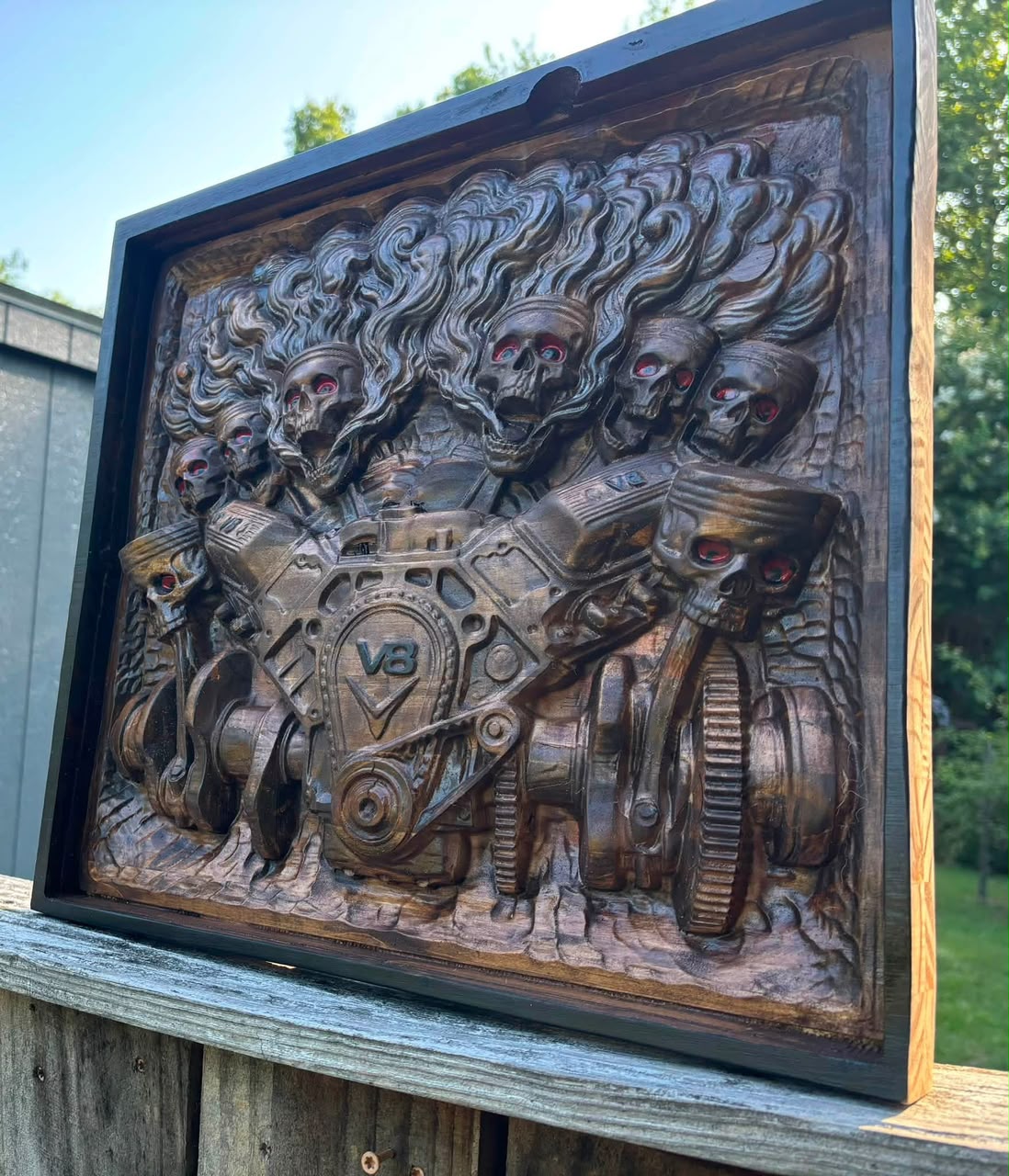 Bas-relief carving by Magpie 