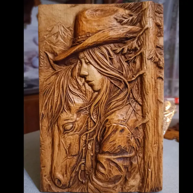Bas-relief carving by Ján