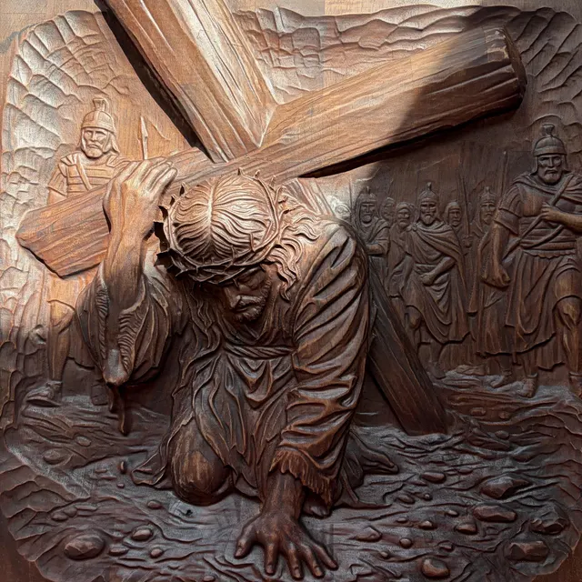 Bas-relief carving by Christian 