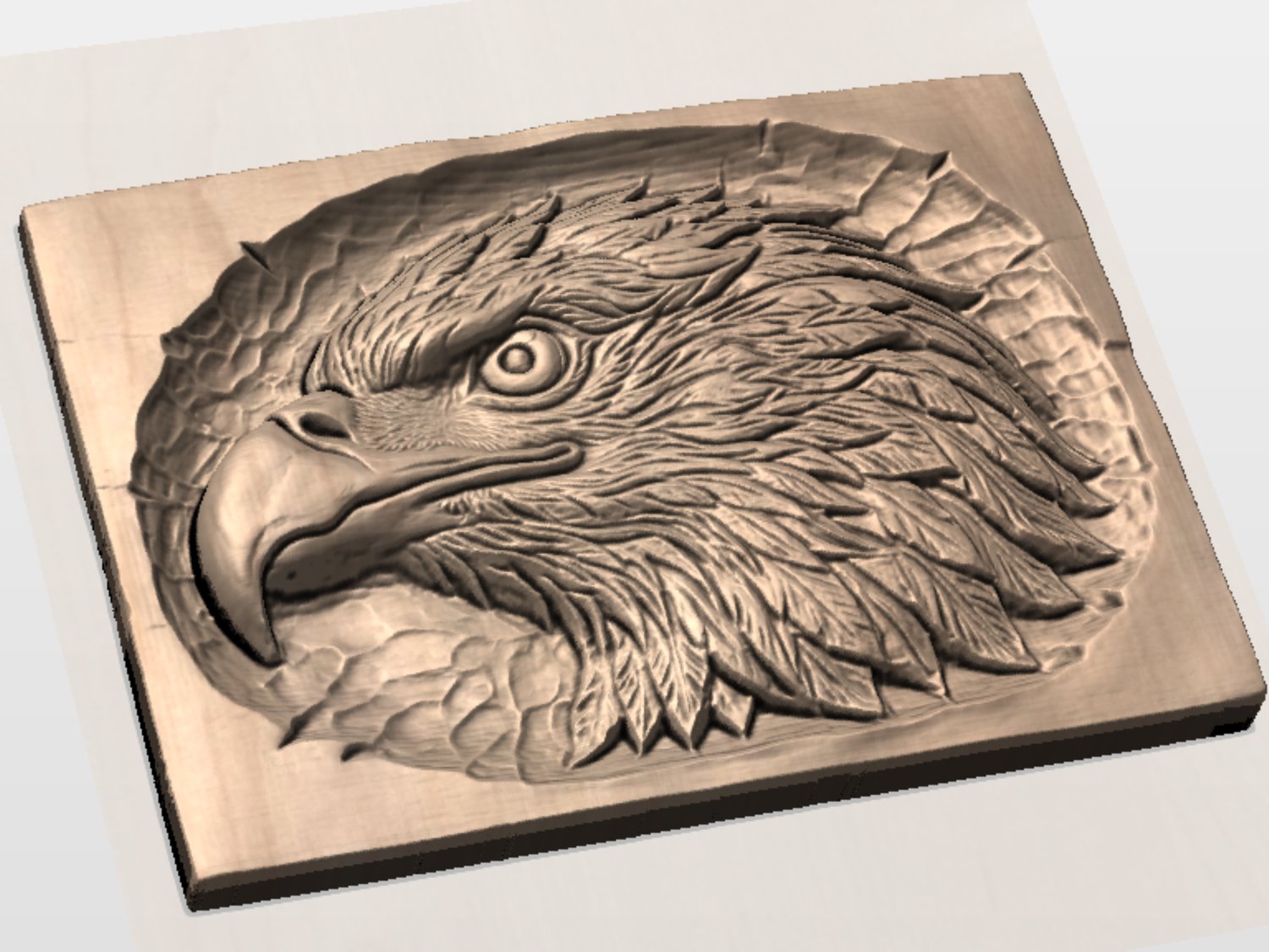 Bald Eagle 3D Relief Wall Art view 4