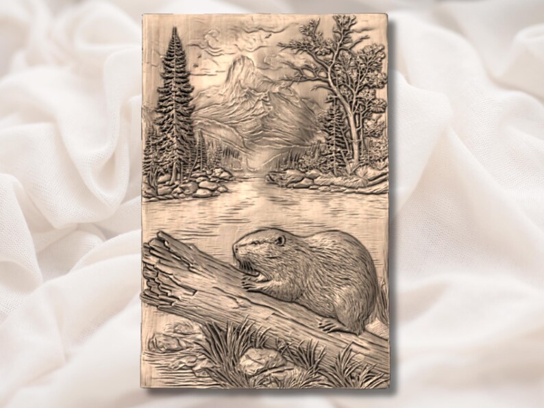 Beaver River Mountain 3D Relief STL view 2
