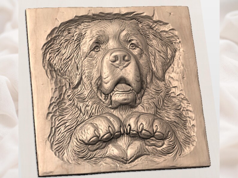 Bernese Dog STL view 3