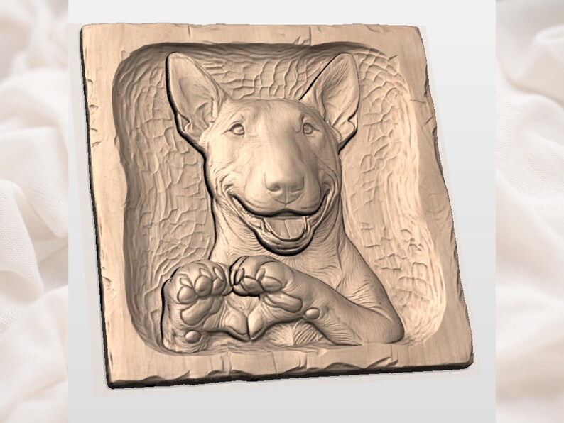 Bull Terrier STL view 2