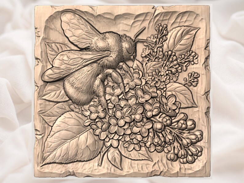 Bumblebee and  Lilac STL view 3