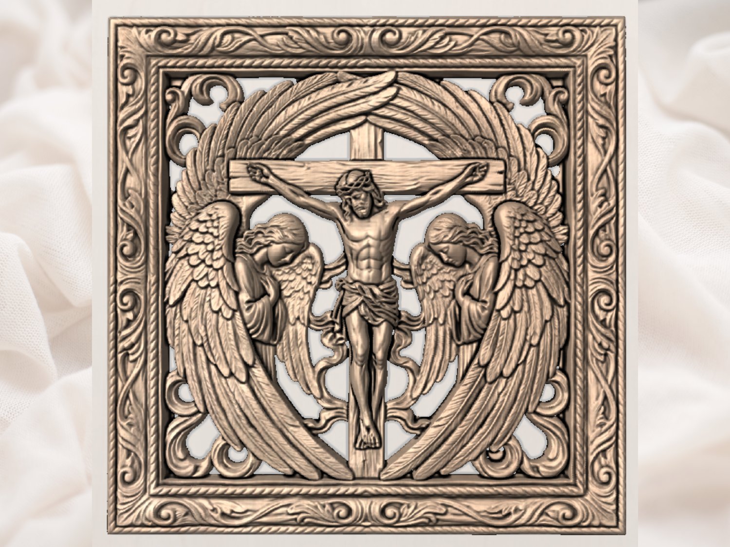 CNC Jesus Cross view 3