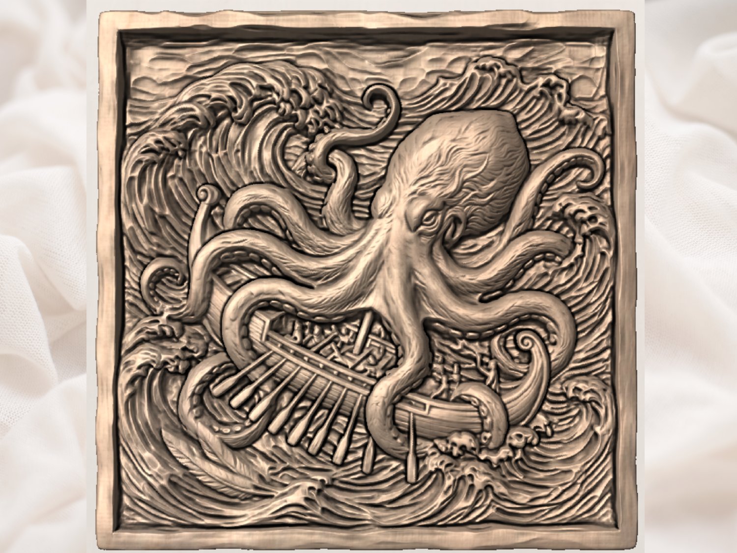 CNC Relief STL view 4