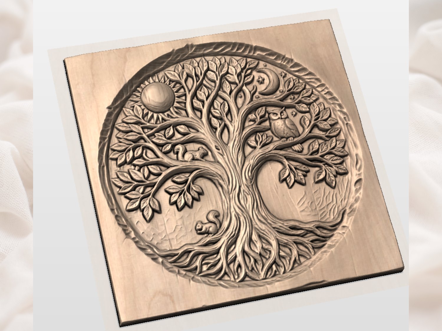 Day and Night Tree of Life Wall Art view 5