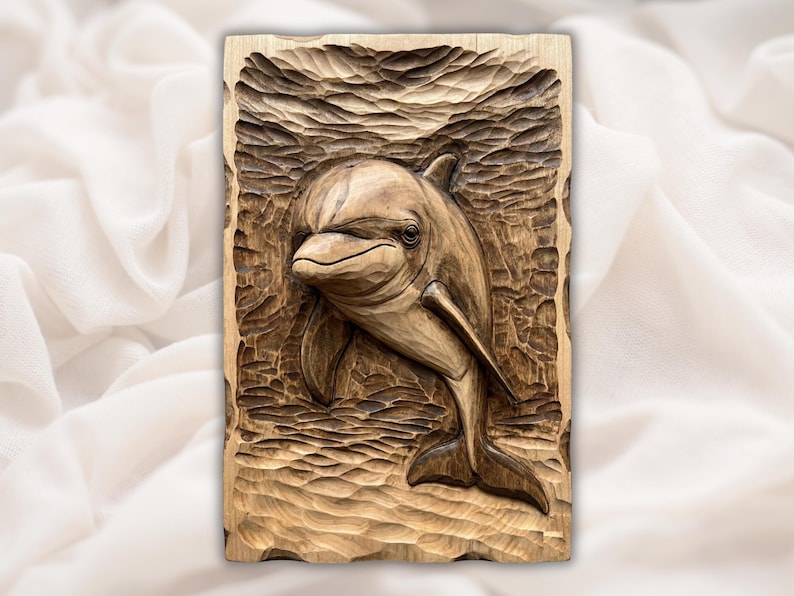 Dolphin Relief STL bas-relief STL design