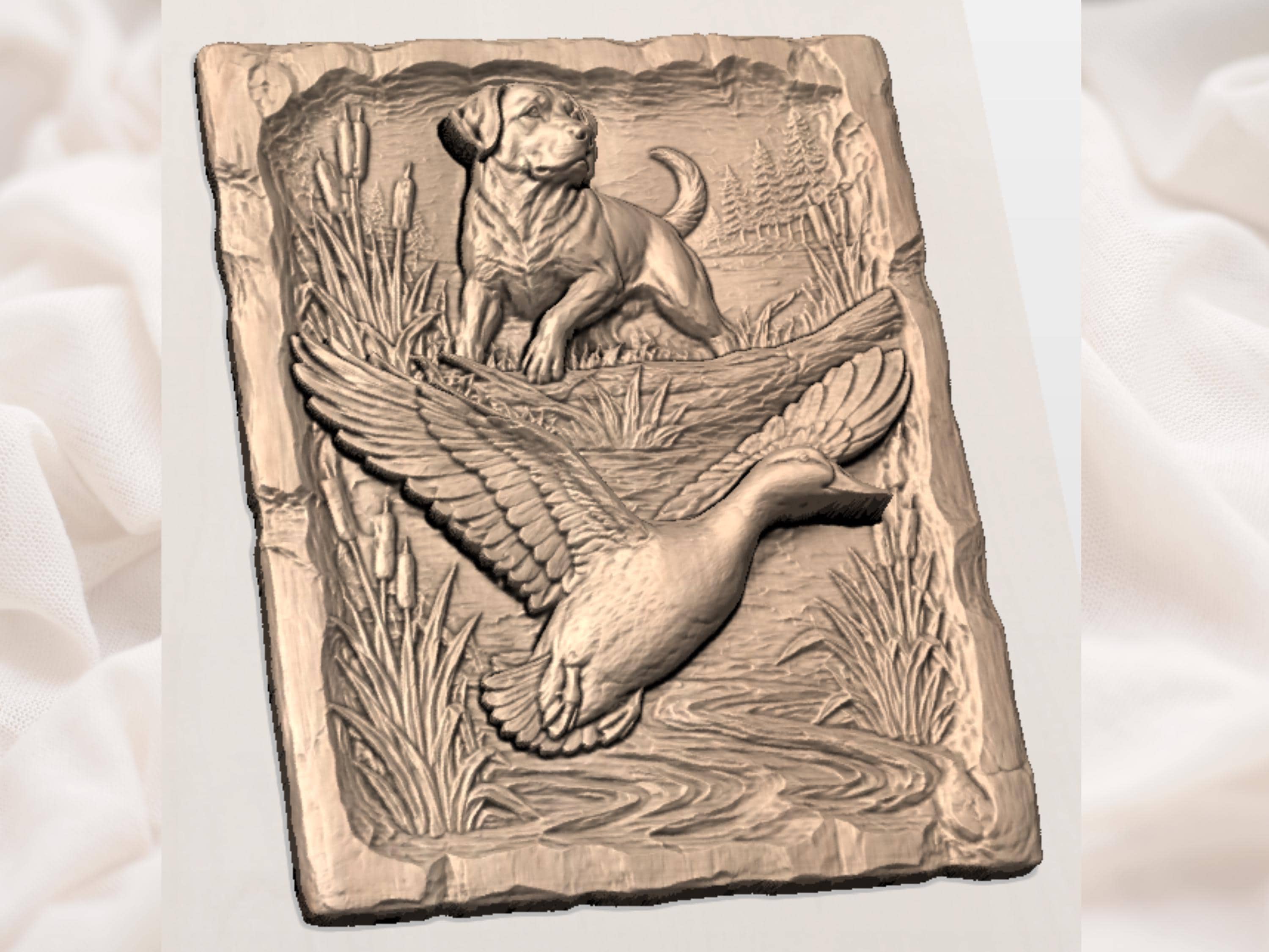 Duck Hunting Dog Relief view 7