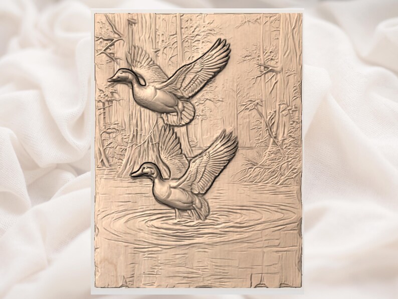 Flying Ducks 3D STL File view 2