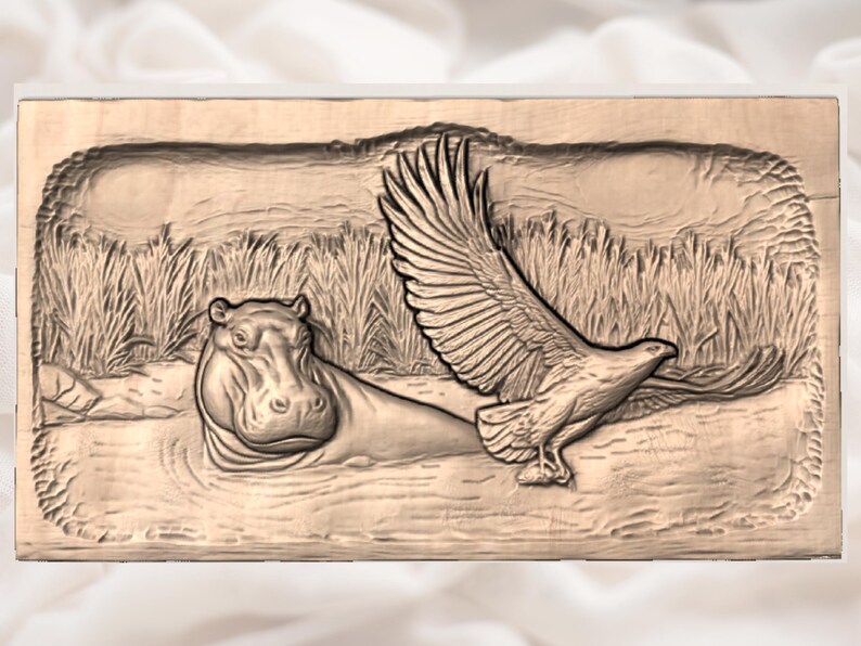 Hippo Eagle Pond STL view 2