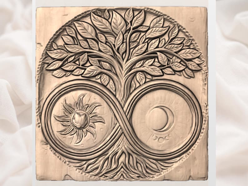 Infinity Tree of Life STL view 3