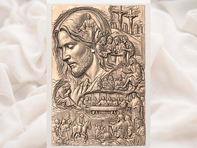Life of Jesus STL view 3