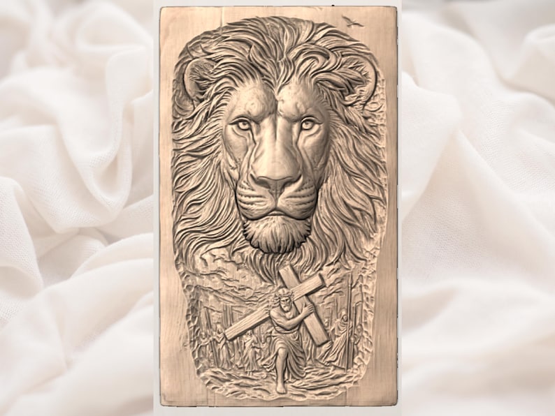 Lion of Judah STL view 2