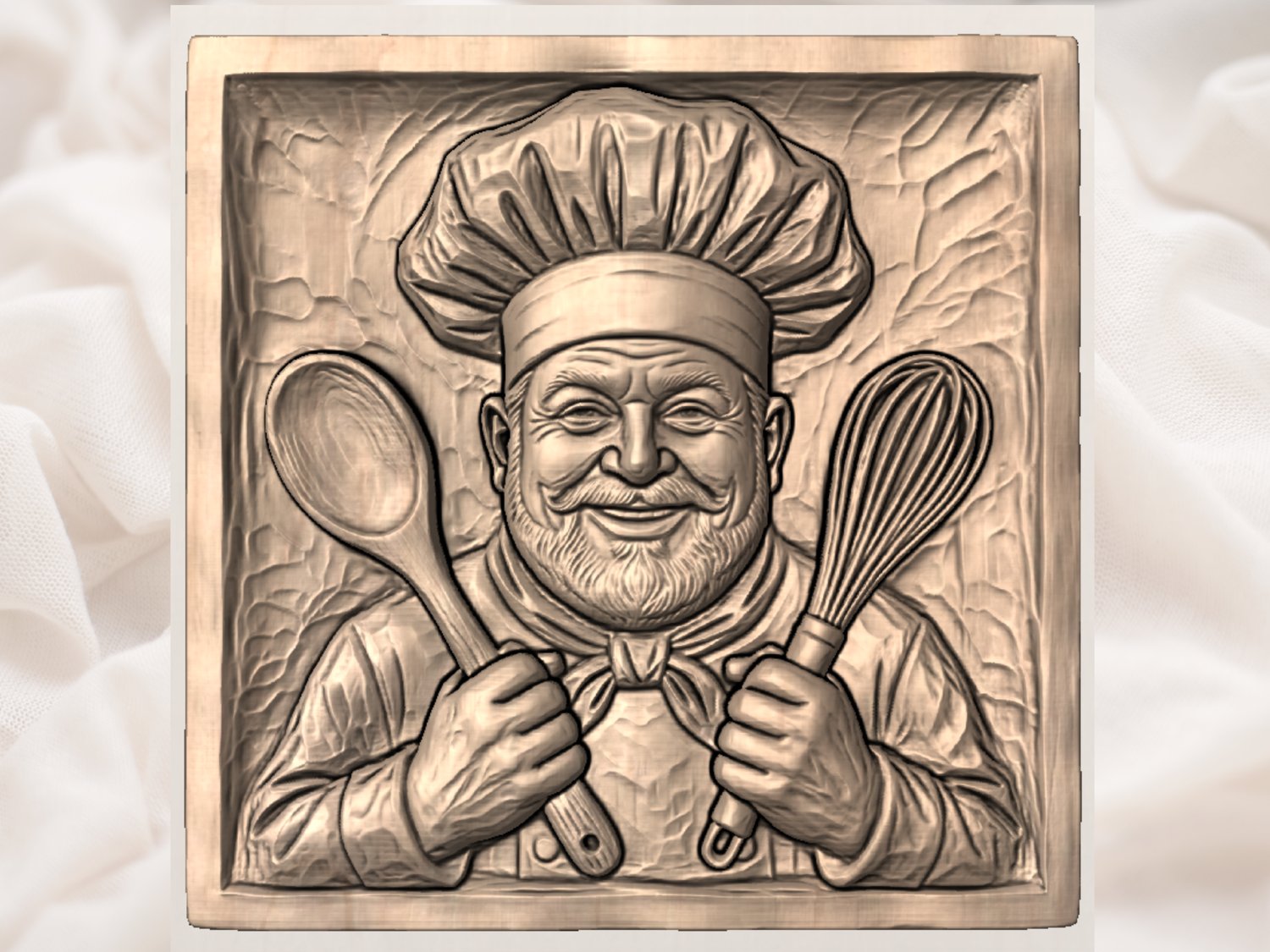 Master Chef Kitchen Wall Art Panel view 2
