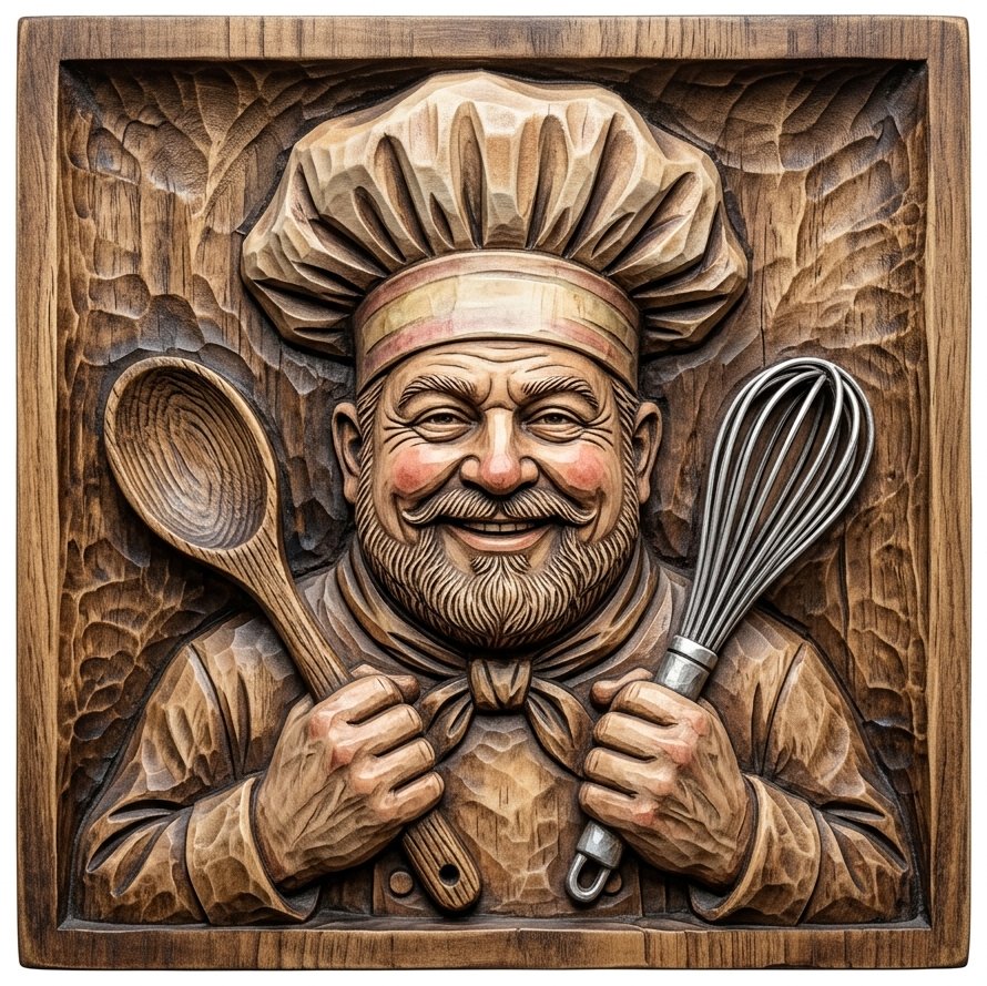 Master Chef Kitchen Wall Art Panel view 9