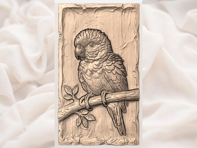 Parrot Relief STL view 3
