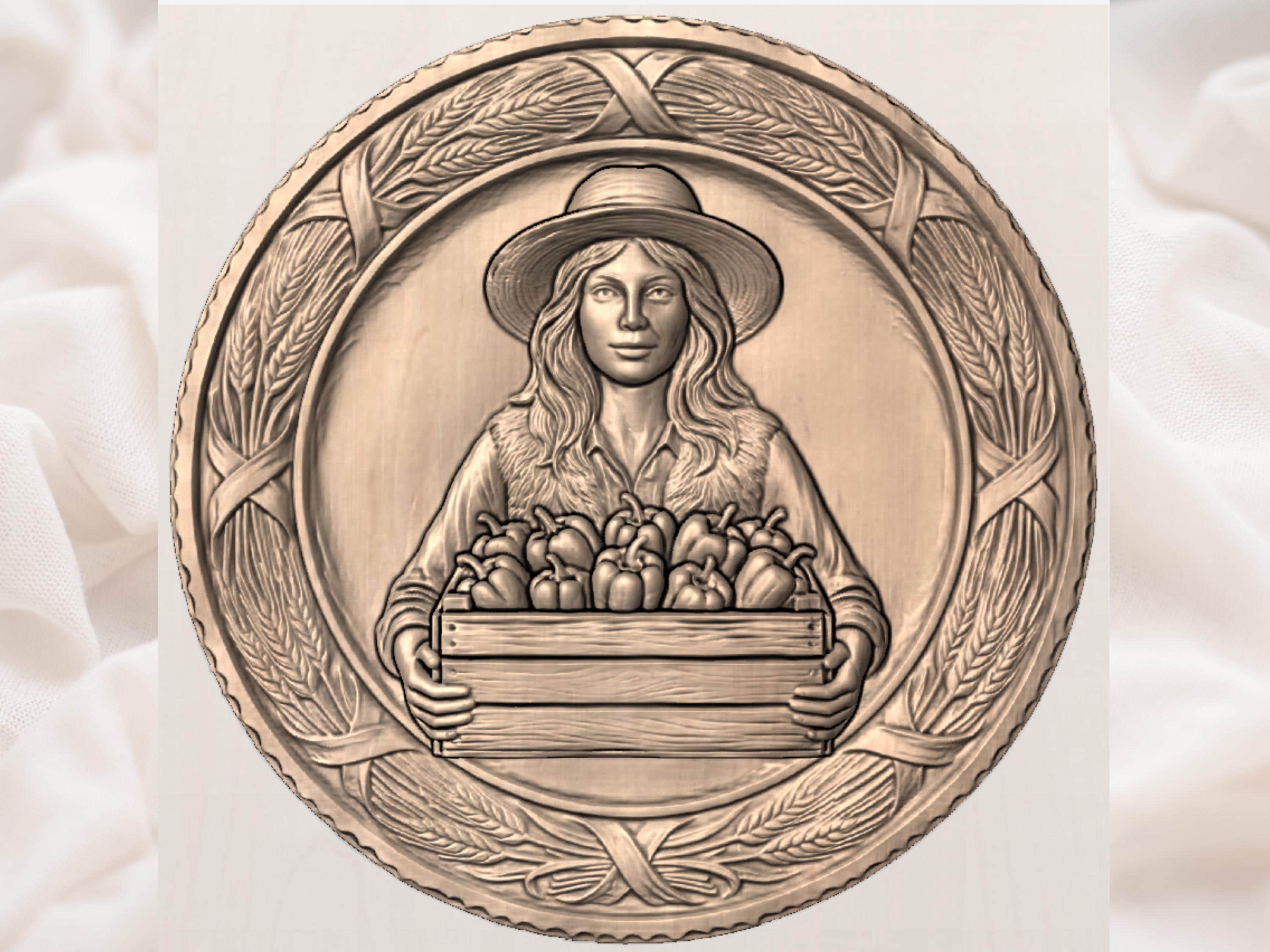 Rustic Harvest STL file for CNC Router view 3