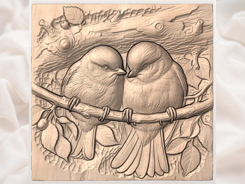 Songbird Pair STL view 2