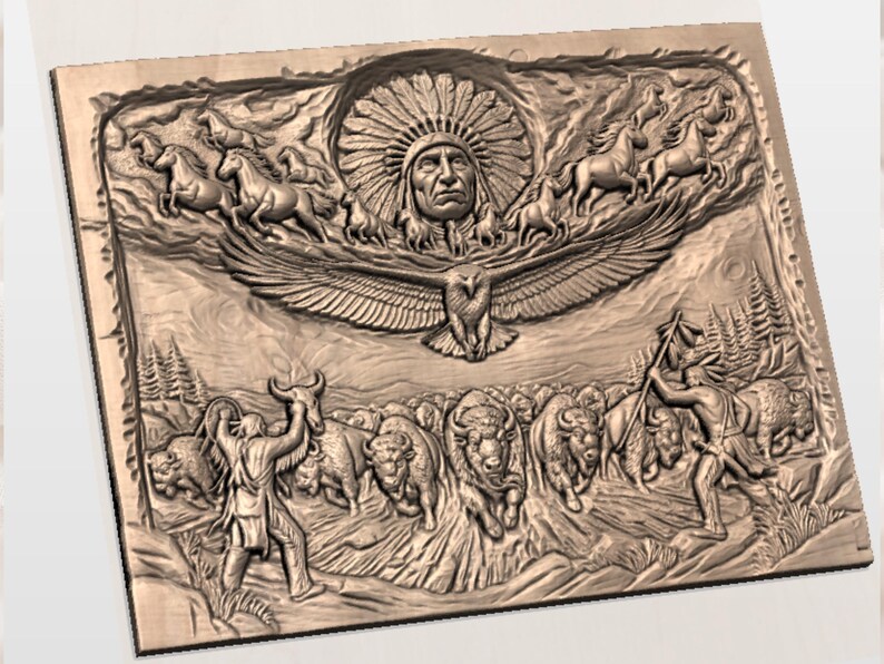 Tribal Spirit STL view 2