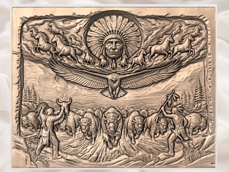 Tribal Spirit STL view 3