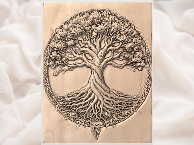 Yggdrasil Tree of Life STL view 3