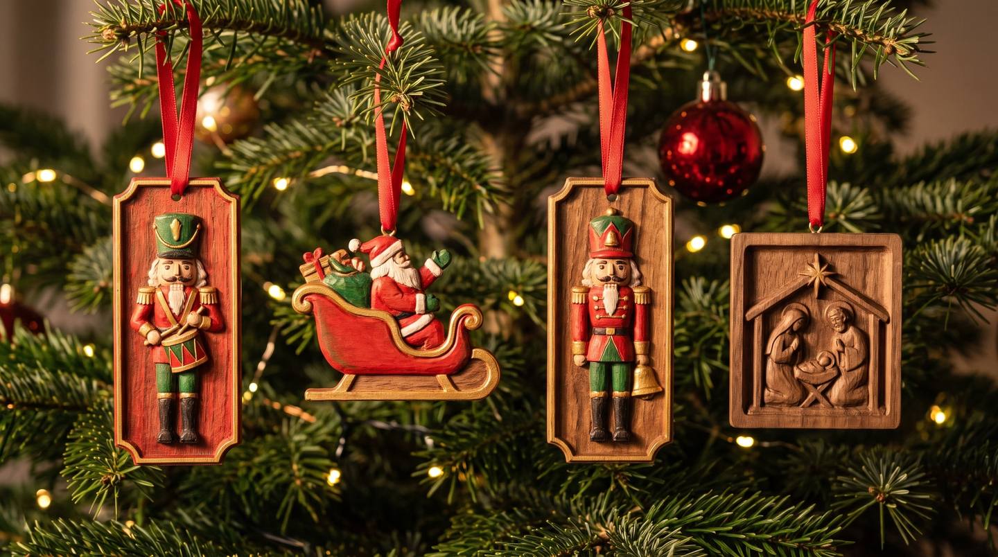 CNC Christmas Ornaments: Size, Wood, Bits and Finishes for Carved Ornaments That Sell