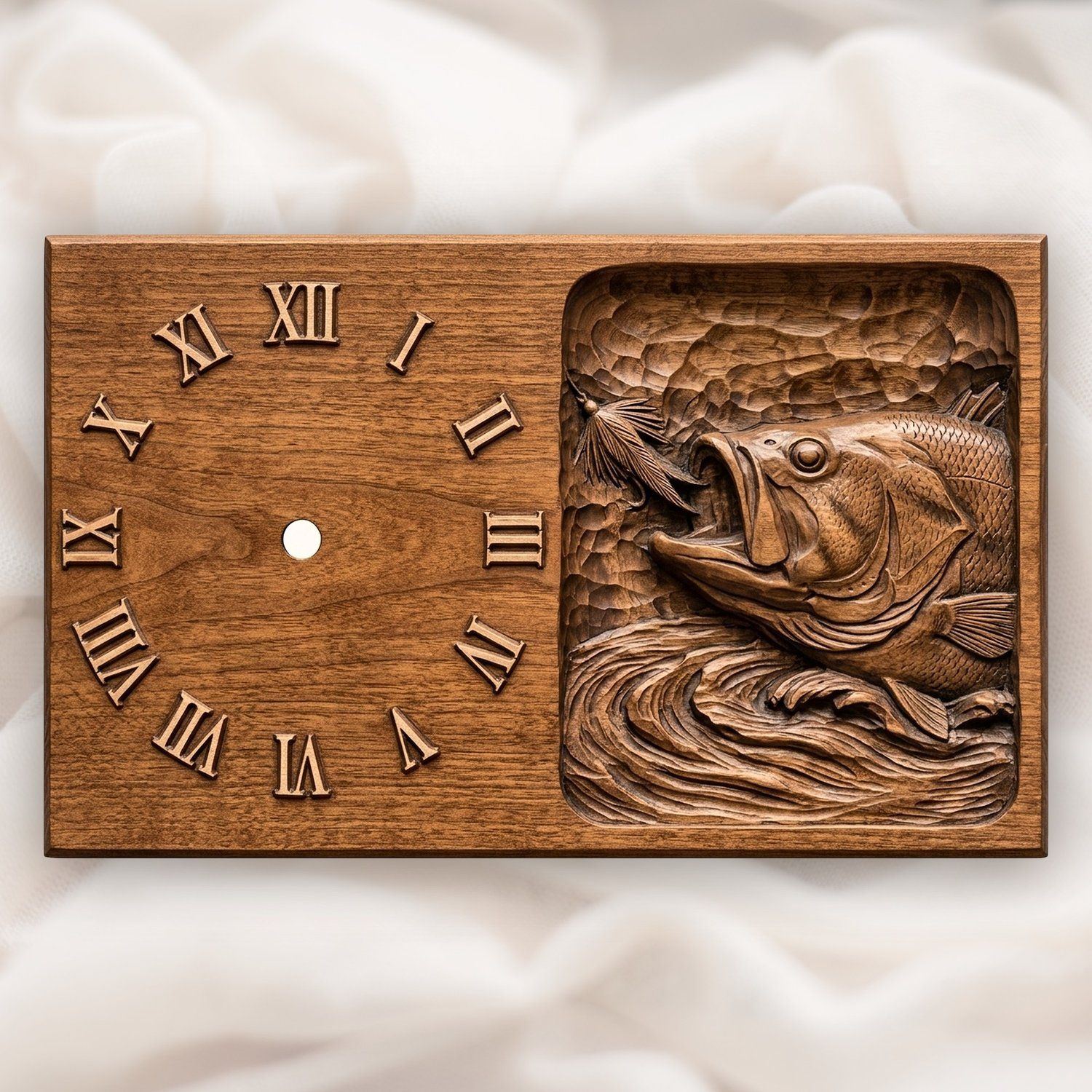 Fishing Clock Mega Bundle 11 CNC Relief STL bas-relief STL — view 3