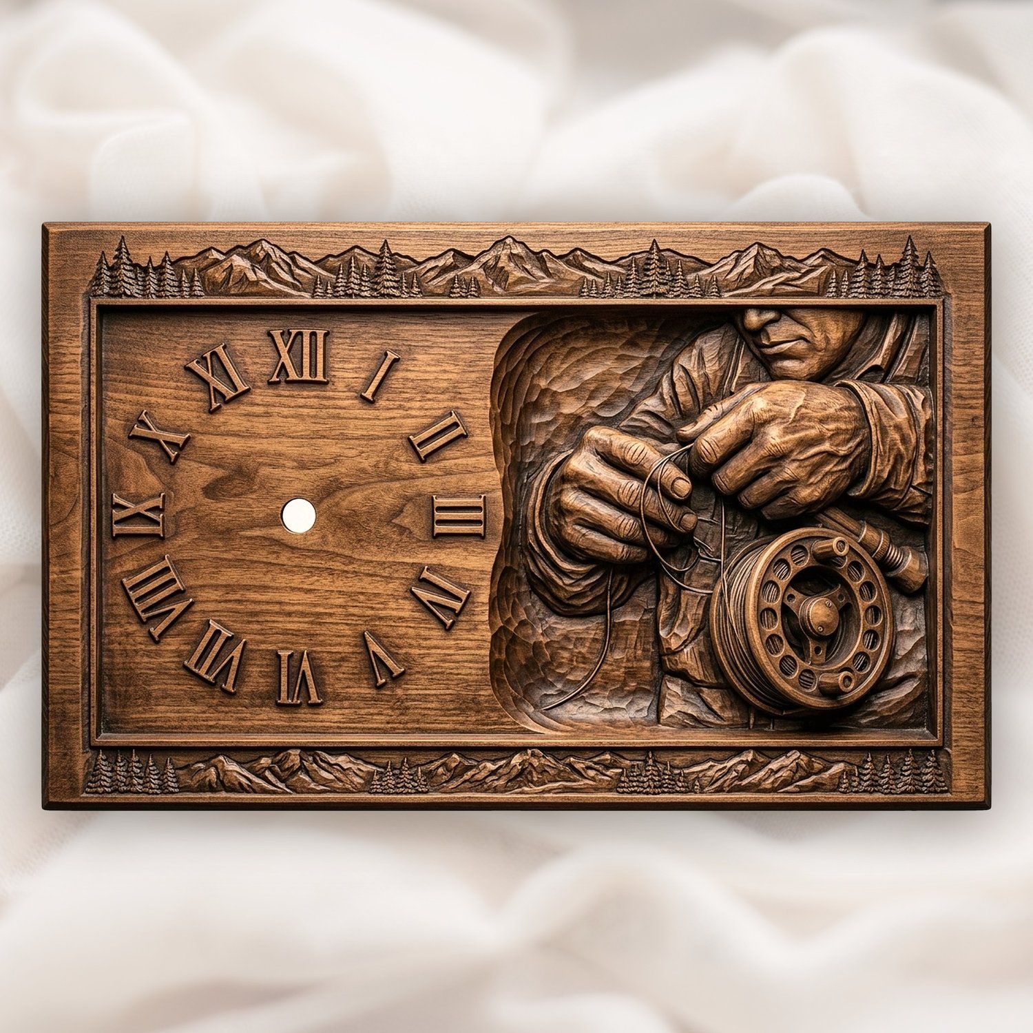Fishing Clock Mega Bundle 11 CNC Relief STL bas-relief STL — view 12