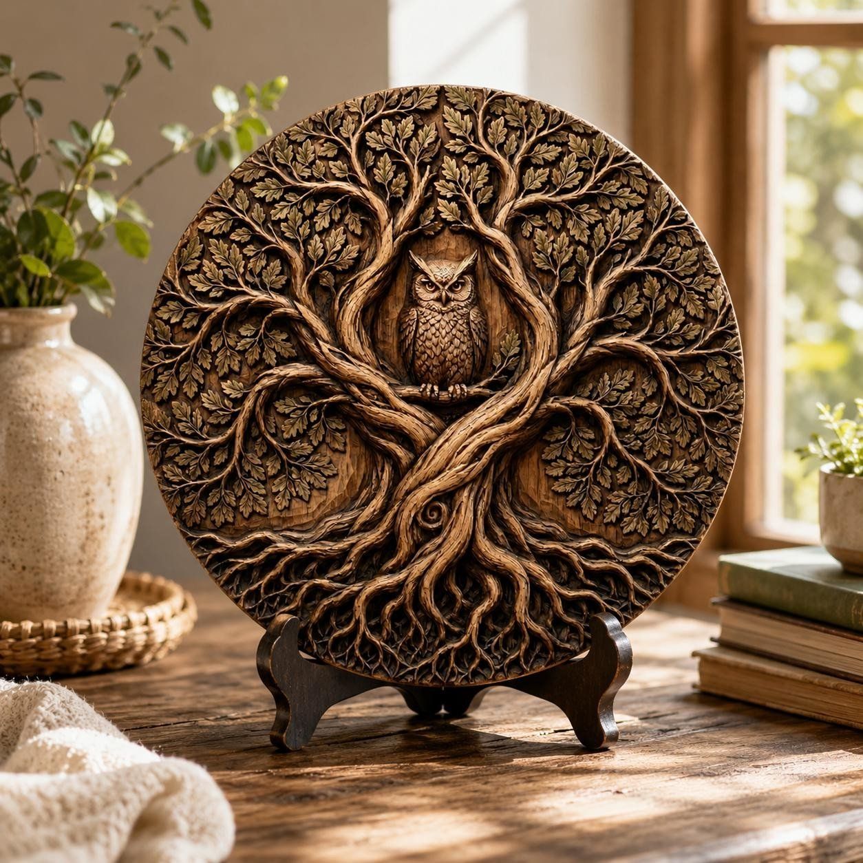 16 Tree of Life Mega Bundle CNC Relief STL bas-relief STL — view 11