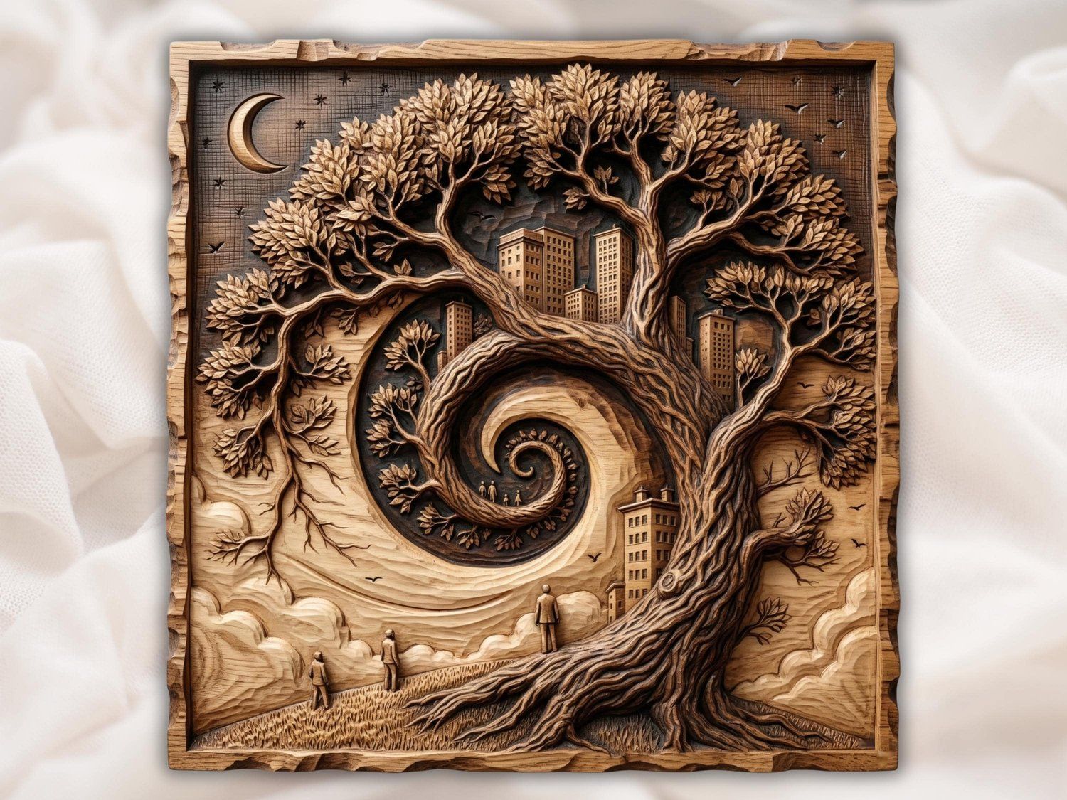 16 Tree of Life Mega Bundle CNC Relief STL bas-relief STL — view 15