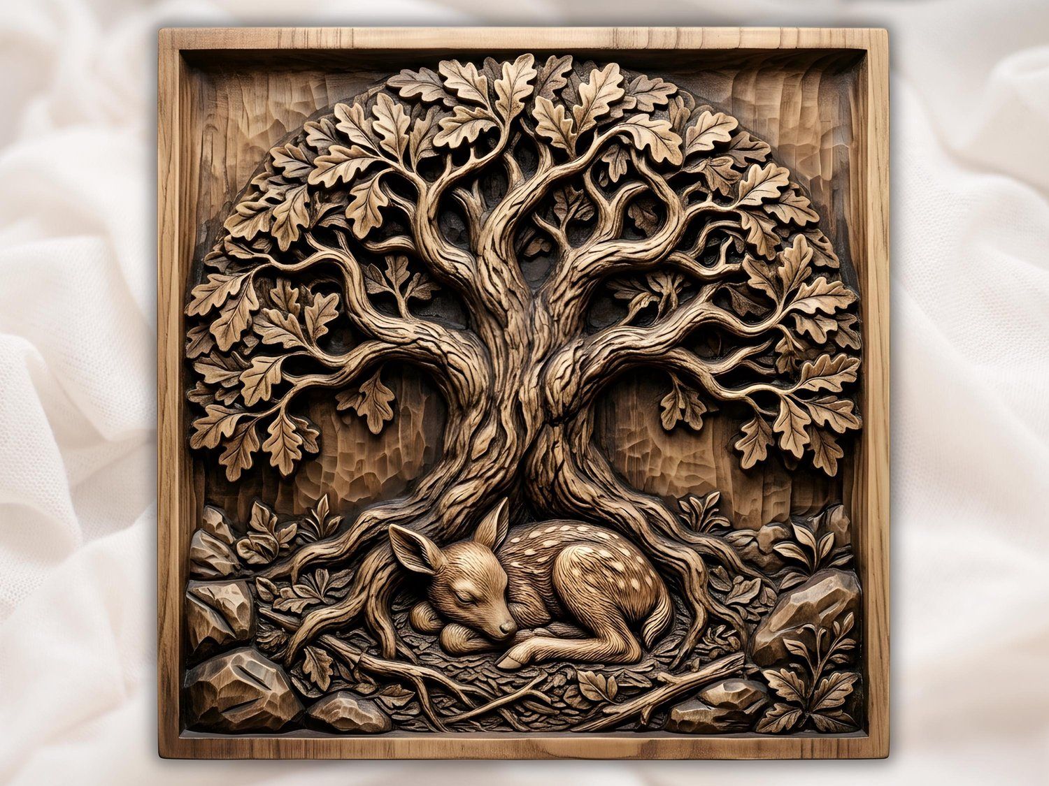 16 Tree of Life Mega Bundle CNC Relief STL bas-relief STL — view 5