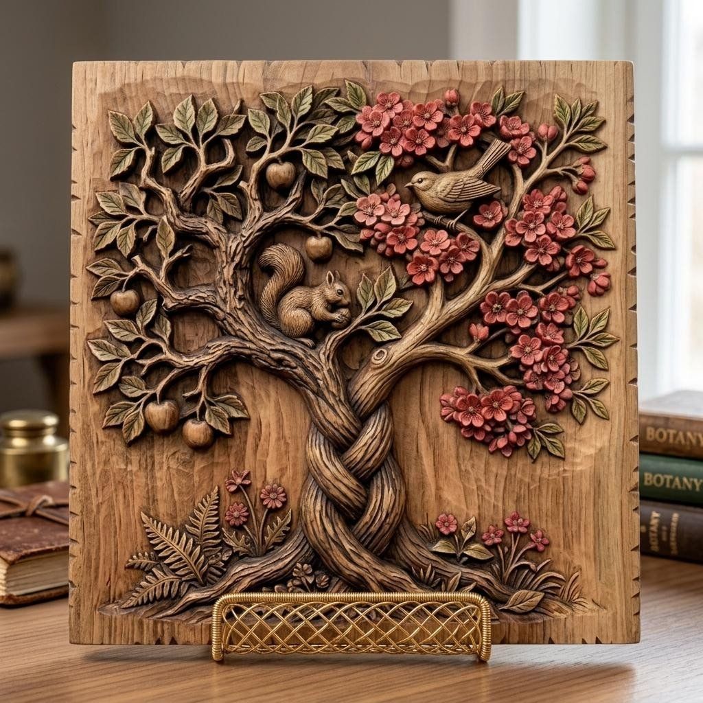 16 Tree of Life Mega Bundle CNC Relief STL bas-relief STL — view 7