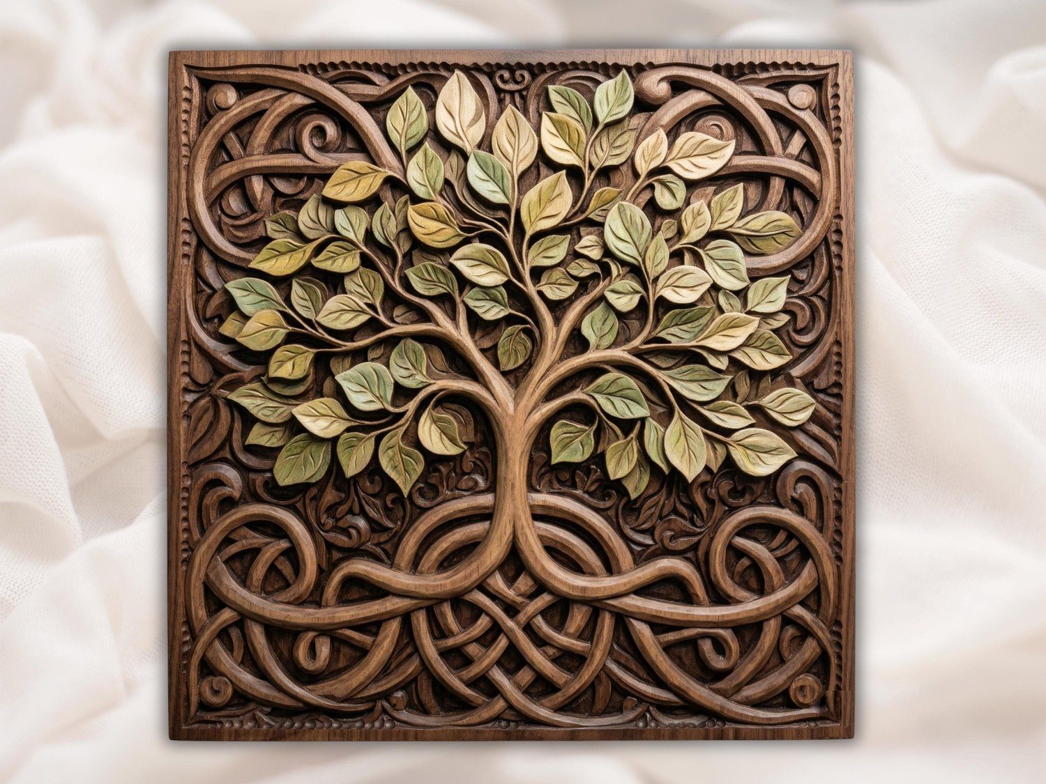 16 Tree of Life Mega Bundle CNC Relief STL bas-relief STL — view 9