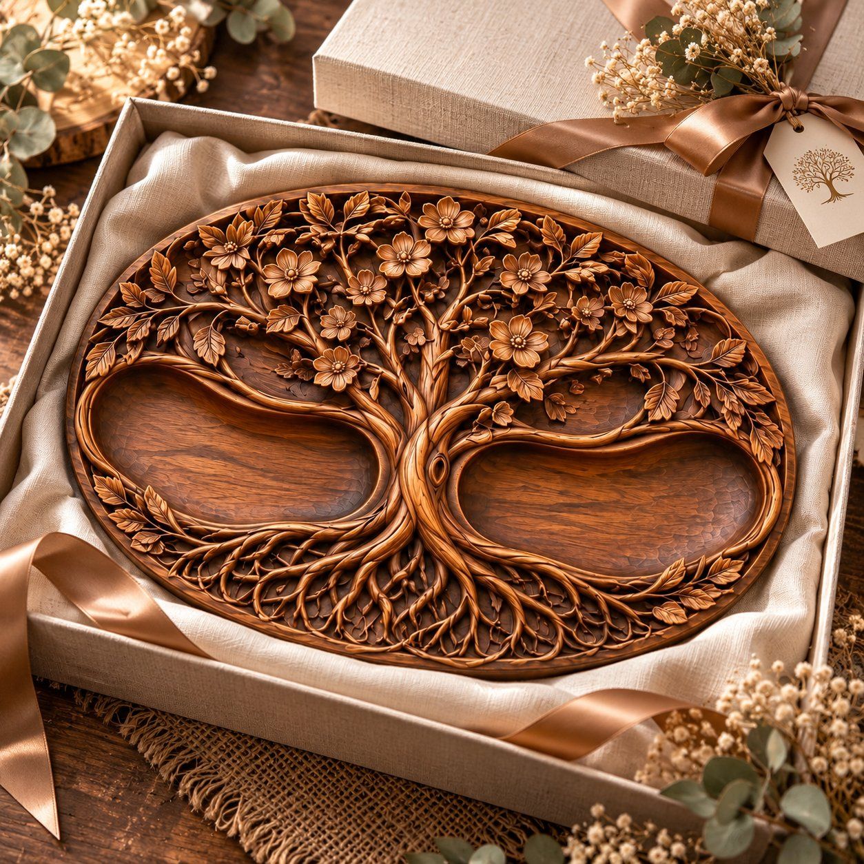 Tree of Life Sectional Tray Bundle CNC Relief STL bas-relief STL — view 11