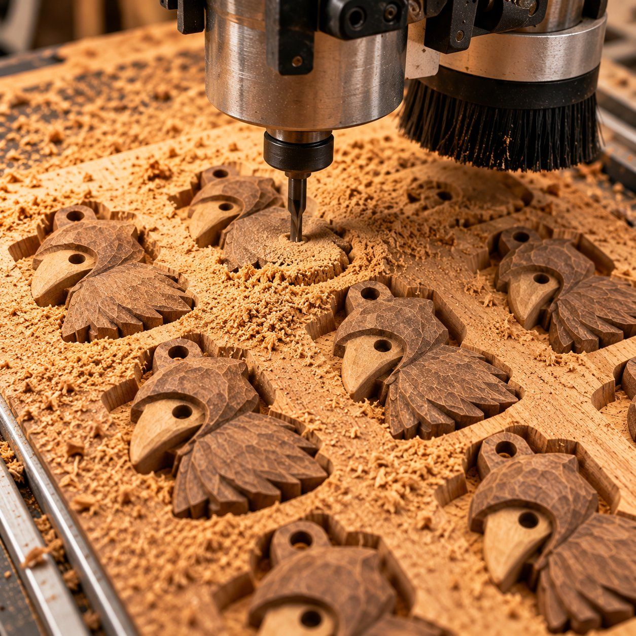 Gothic Raven Plague Doctor CNC Relief STL bas-relief STL — view 2