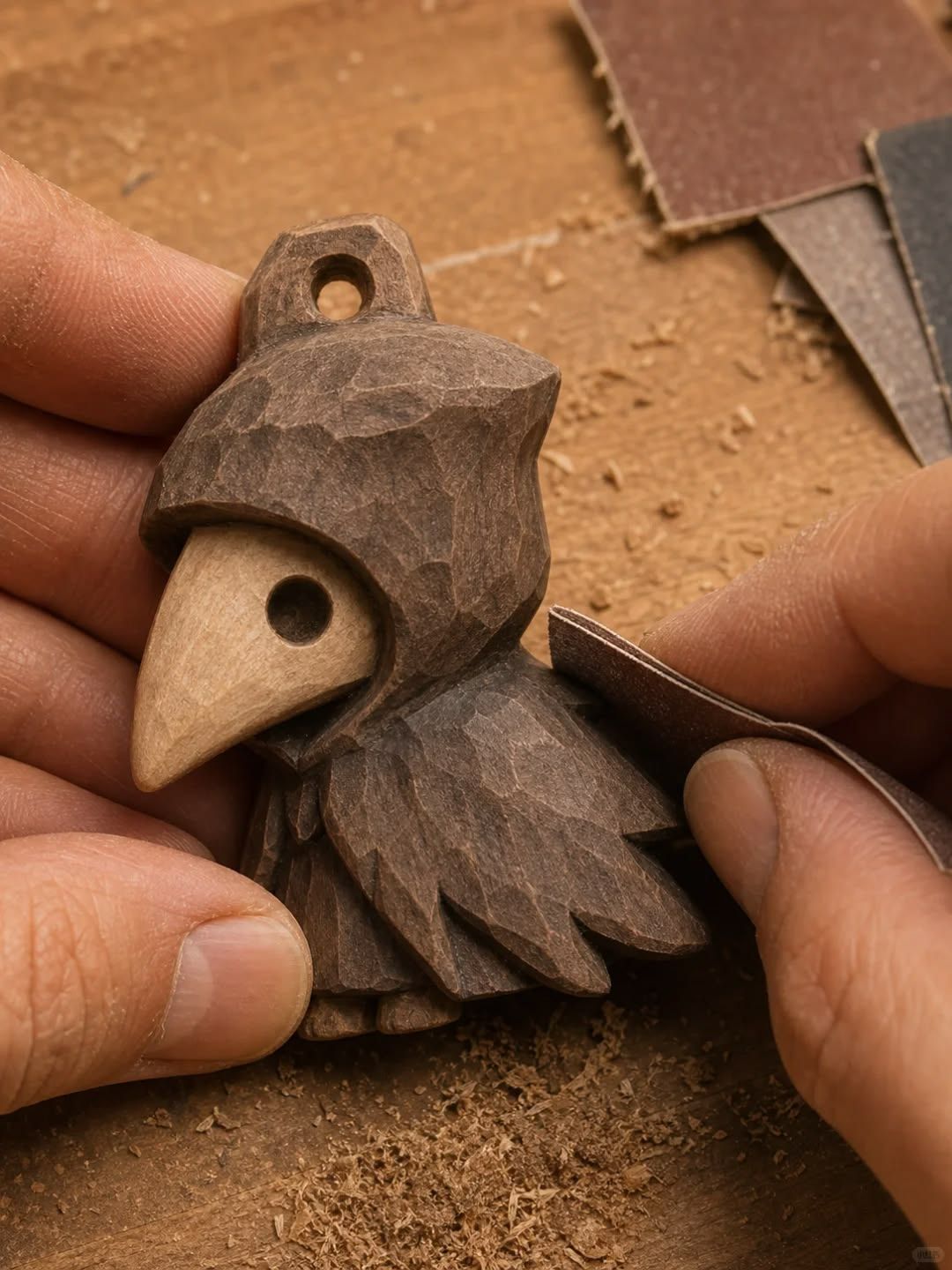 Gothic Raven Plague Doctor CNC Relief STL bas-relief STL — view 16