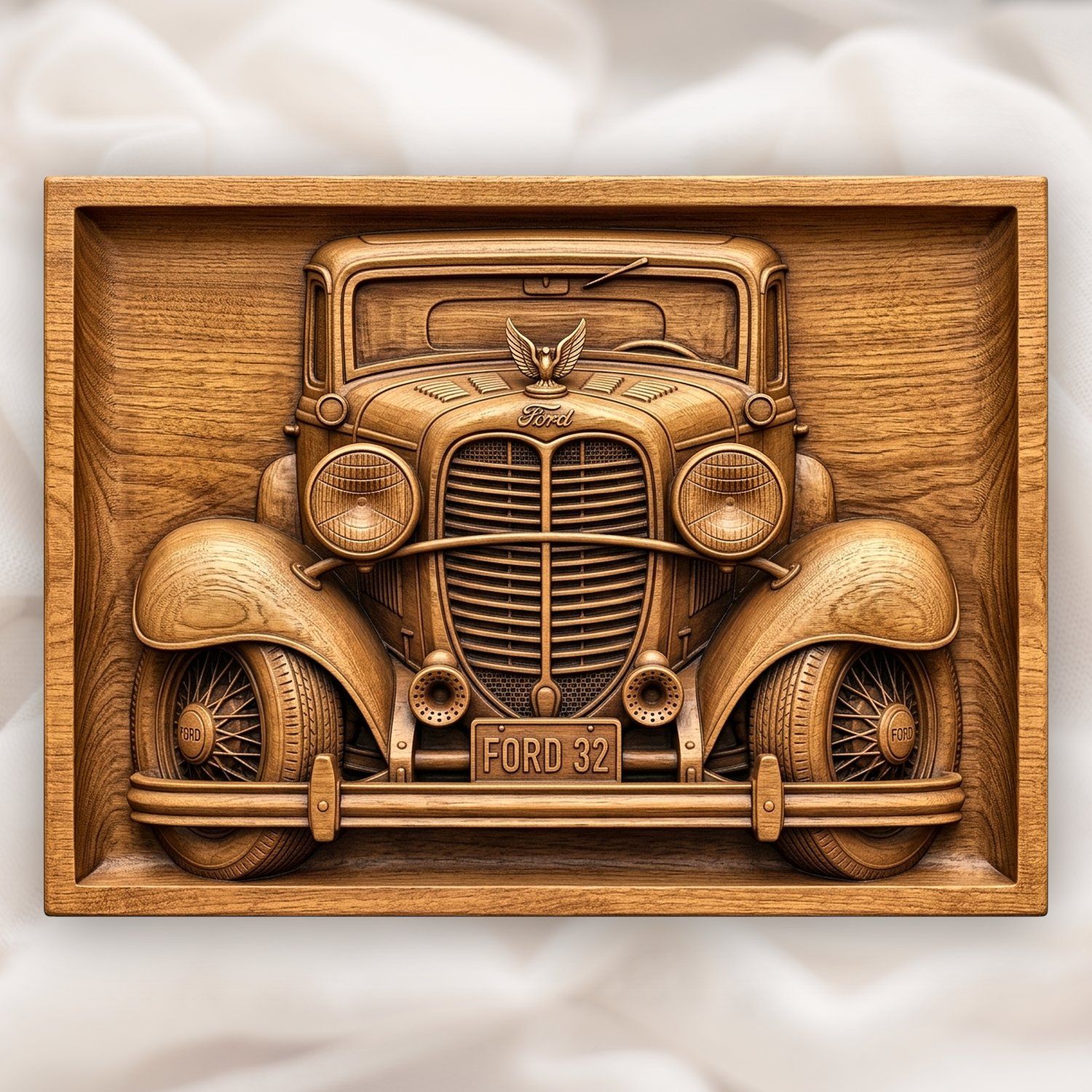 1932 Ford Sedan Vintage Hot Rod CNC Relief STL bas-relief STL design