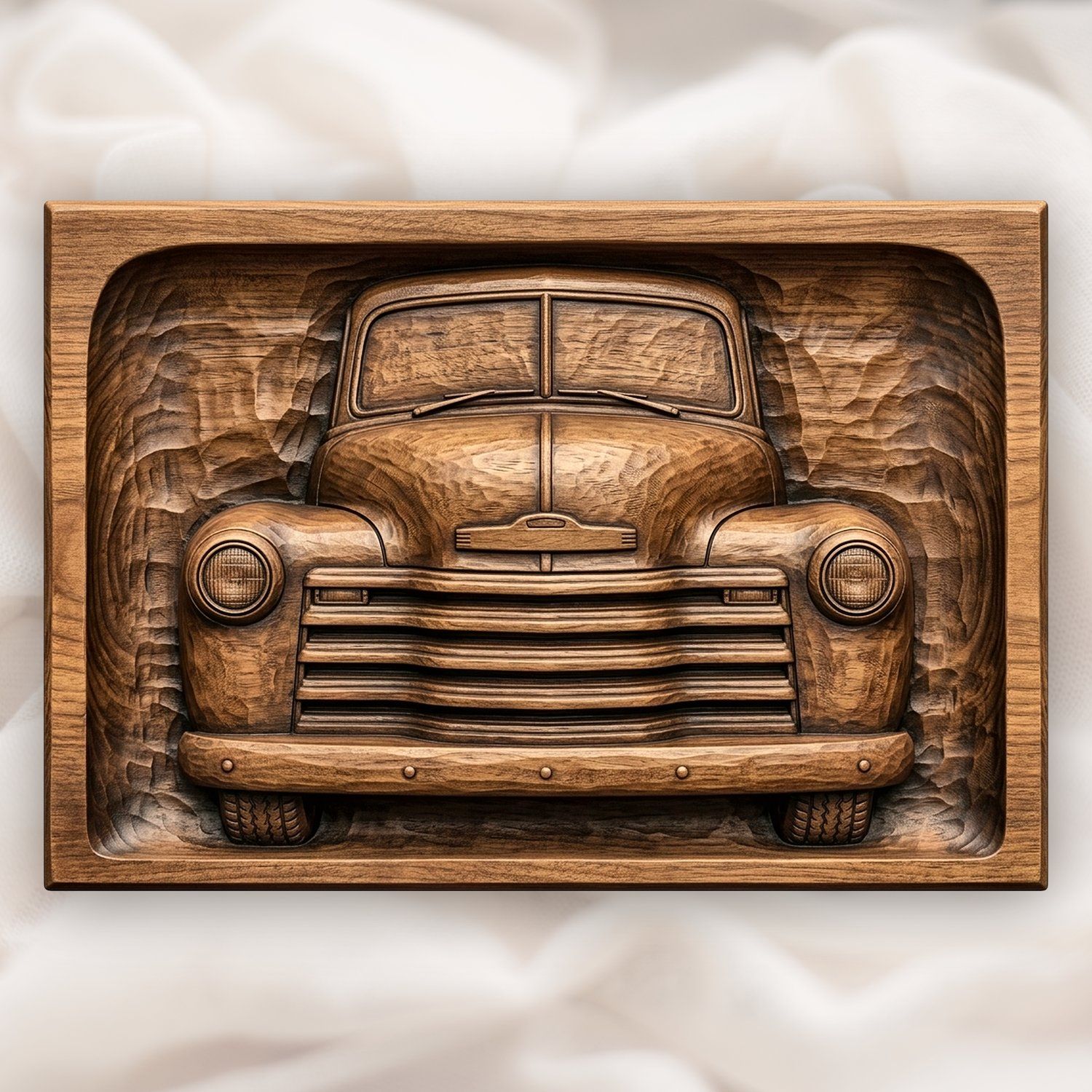 1940s Pickup Truck CNC Relief STL bas-relief STL design