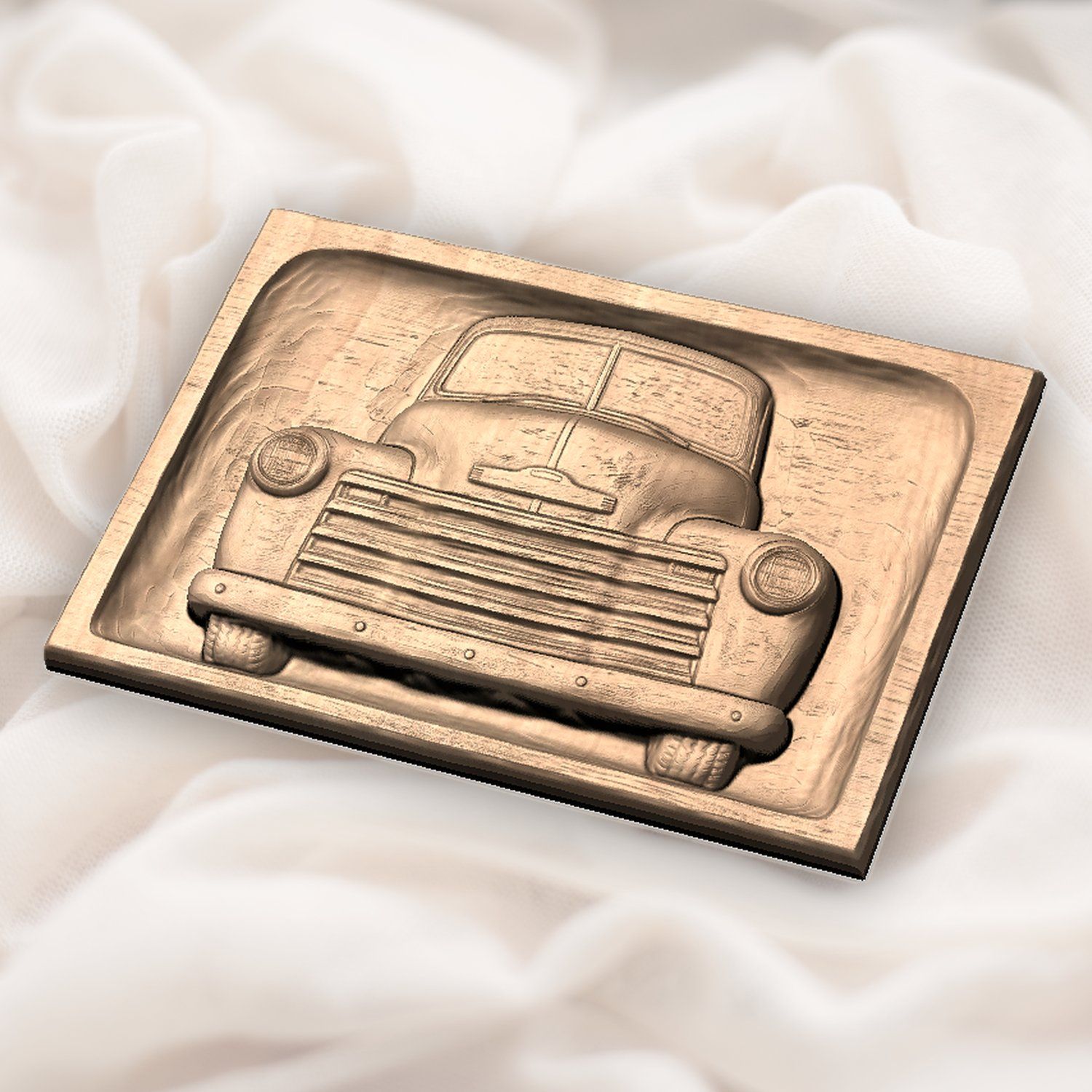 1940s Pickup Truck CNC Relief STL bas-relief STL — view 5