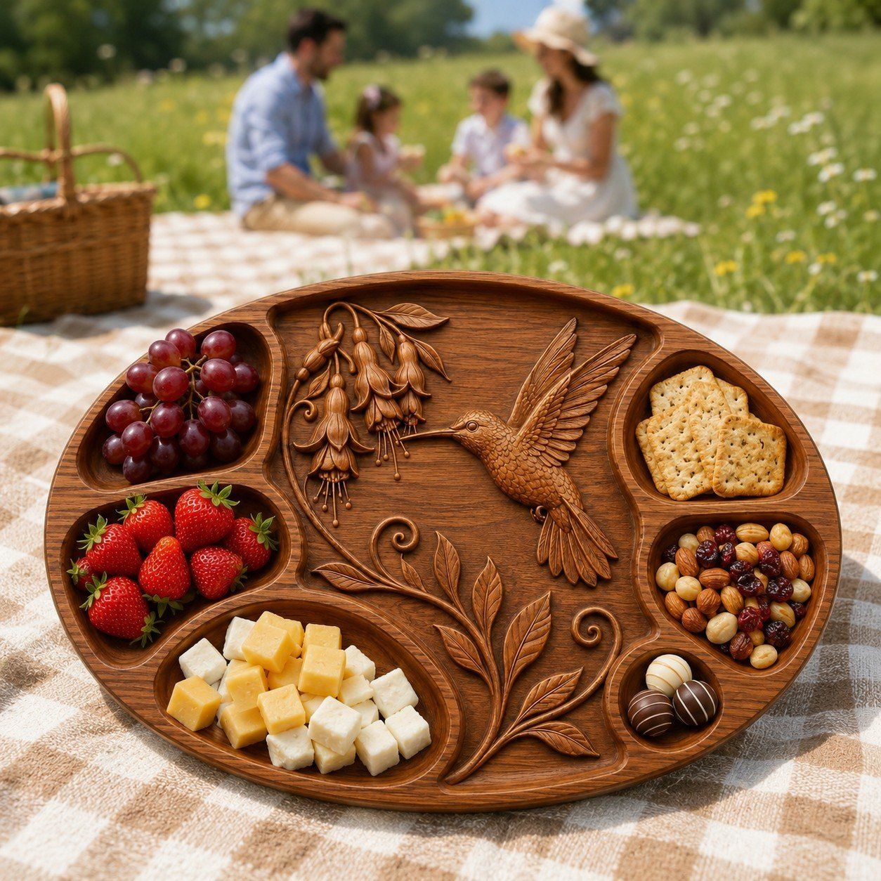 8 Nature & Wildlife Tray CNC Relief STL bas-relief STL — view 6