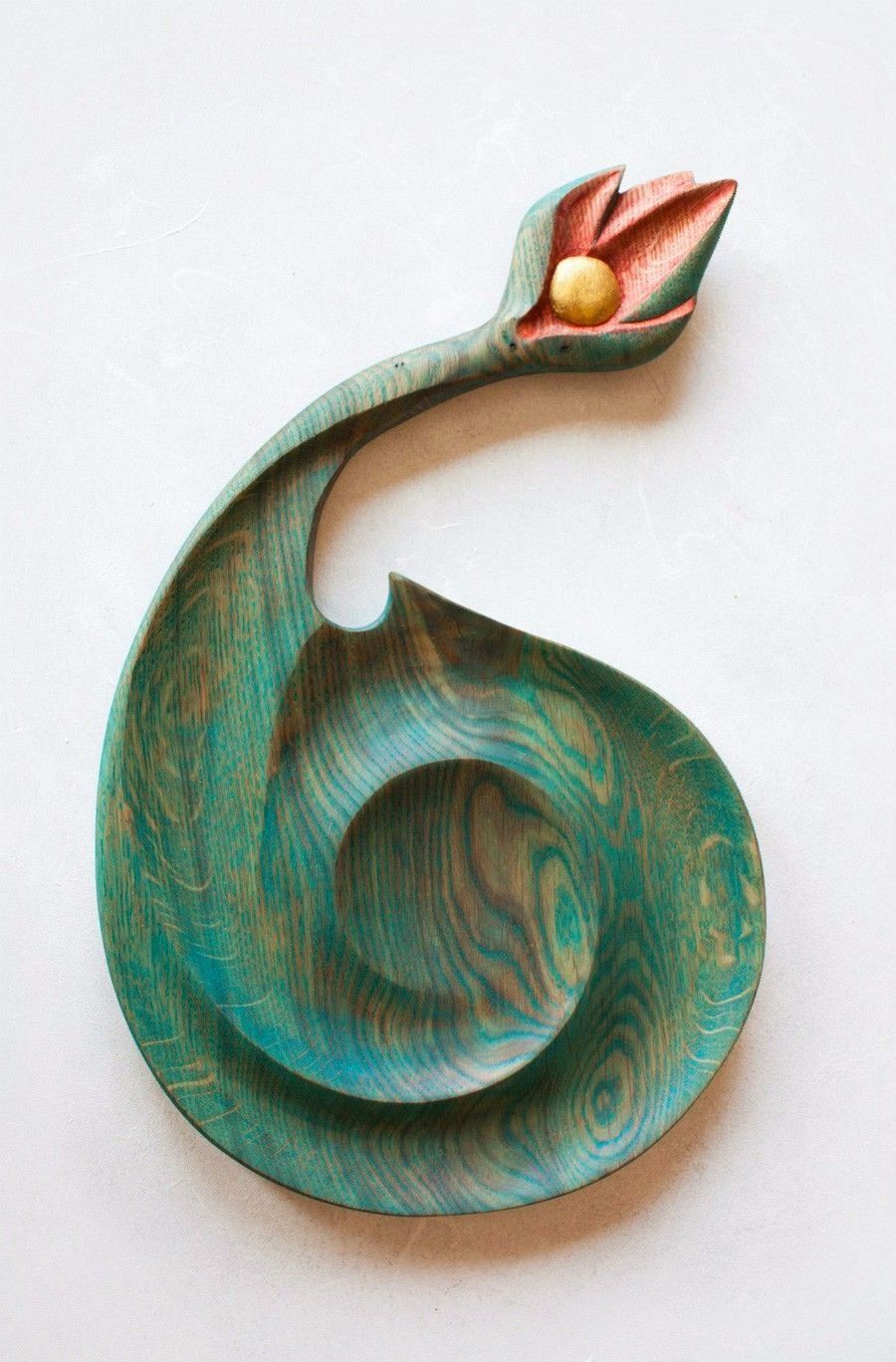 Abstract Organic Spiral CNC Relief STL bas-relief STL — view 4