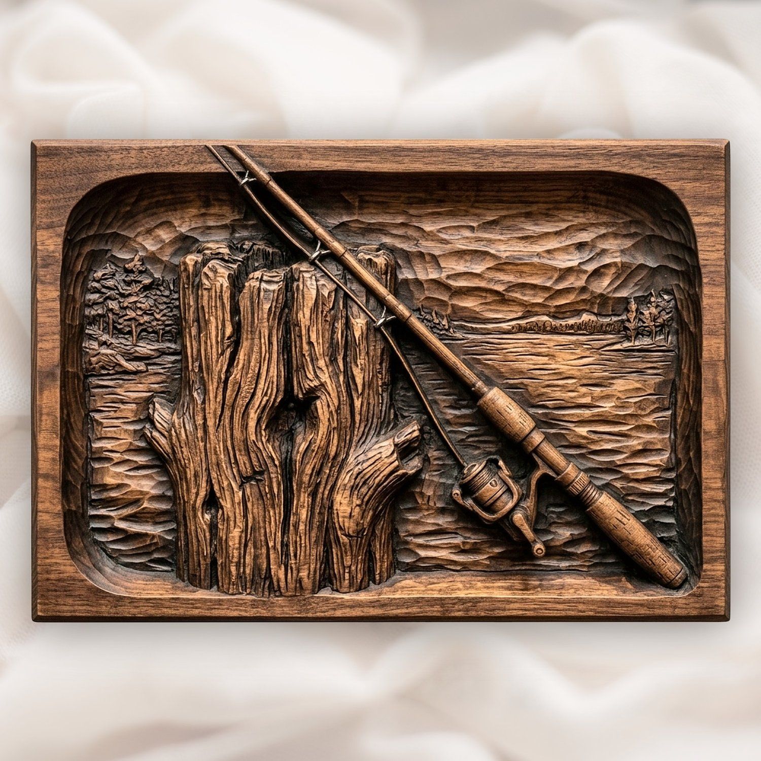 Angler Fishing Mega Bundle CNC Relief STL bas-relief STL — view 6