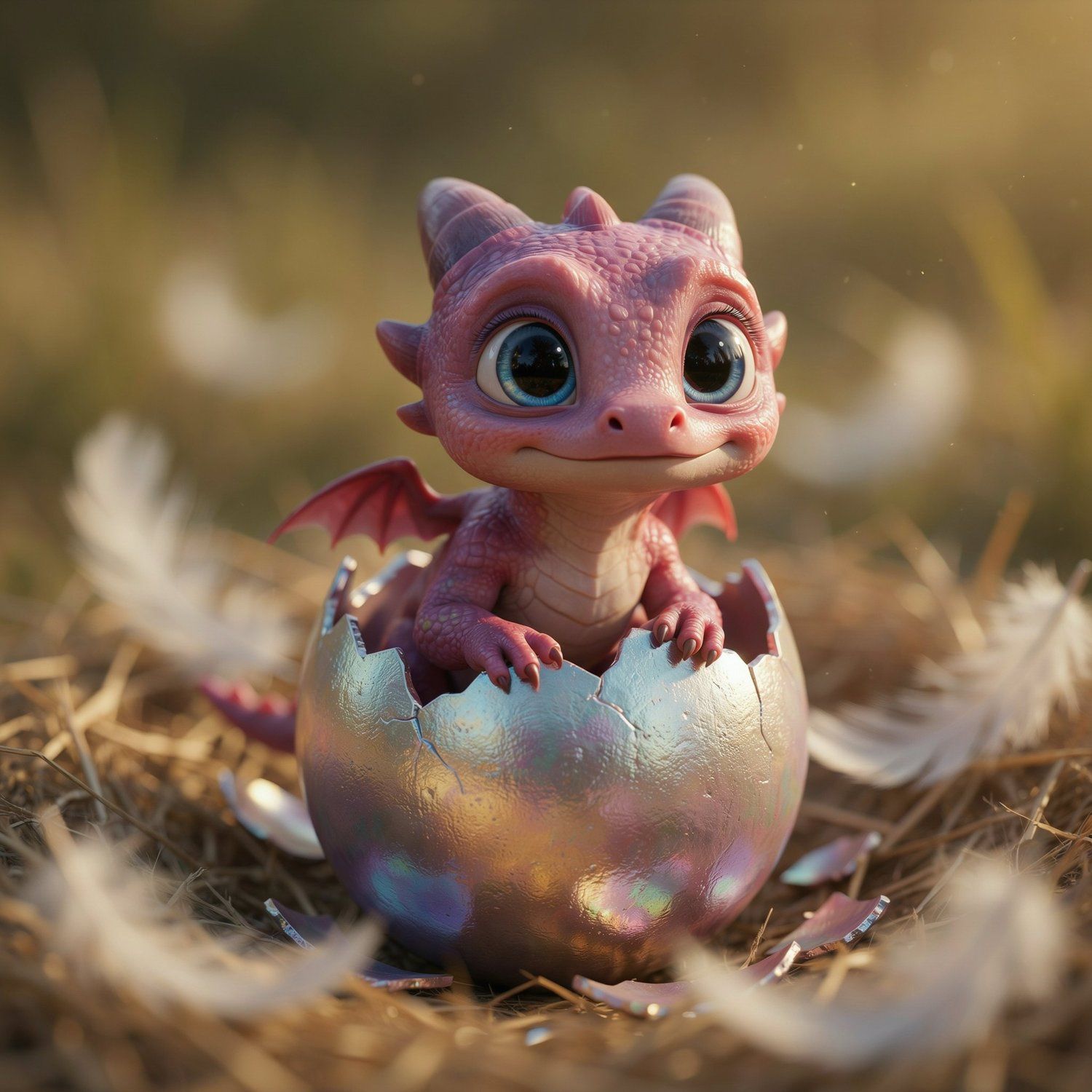 Baby Dragon Hatching From Egg CNC Relief STL bas-relief STL — view 12