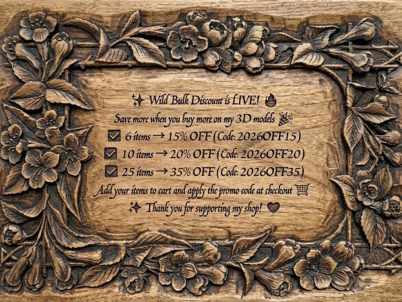 Baroque Acanthus Scrollwork Relief Panel STL for CNC Carving bas-relief STL — view 4