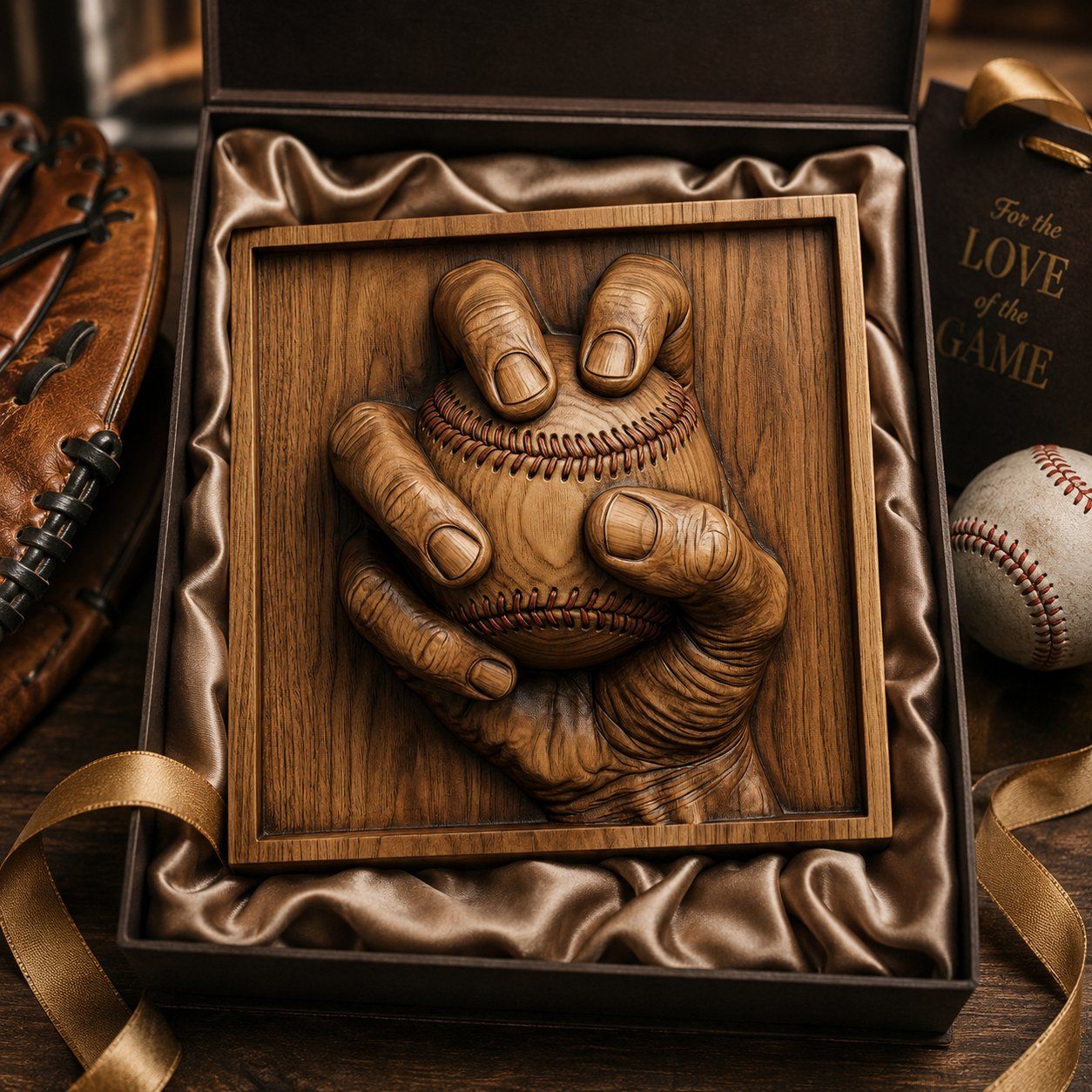 Baseball Pitcher Hand Grip CNC Relief STL bas-relief STL — view 8