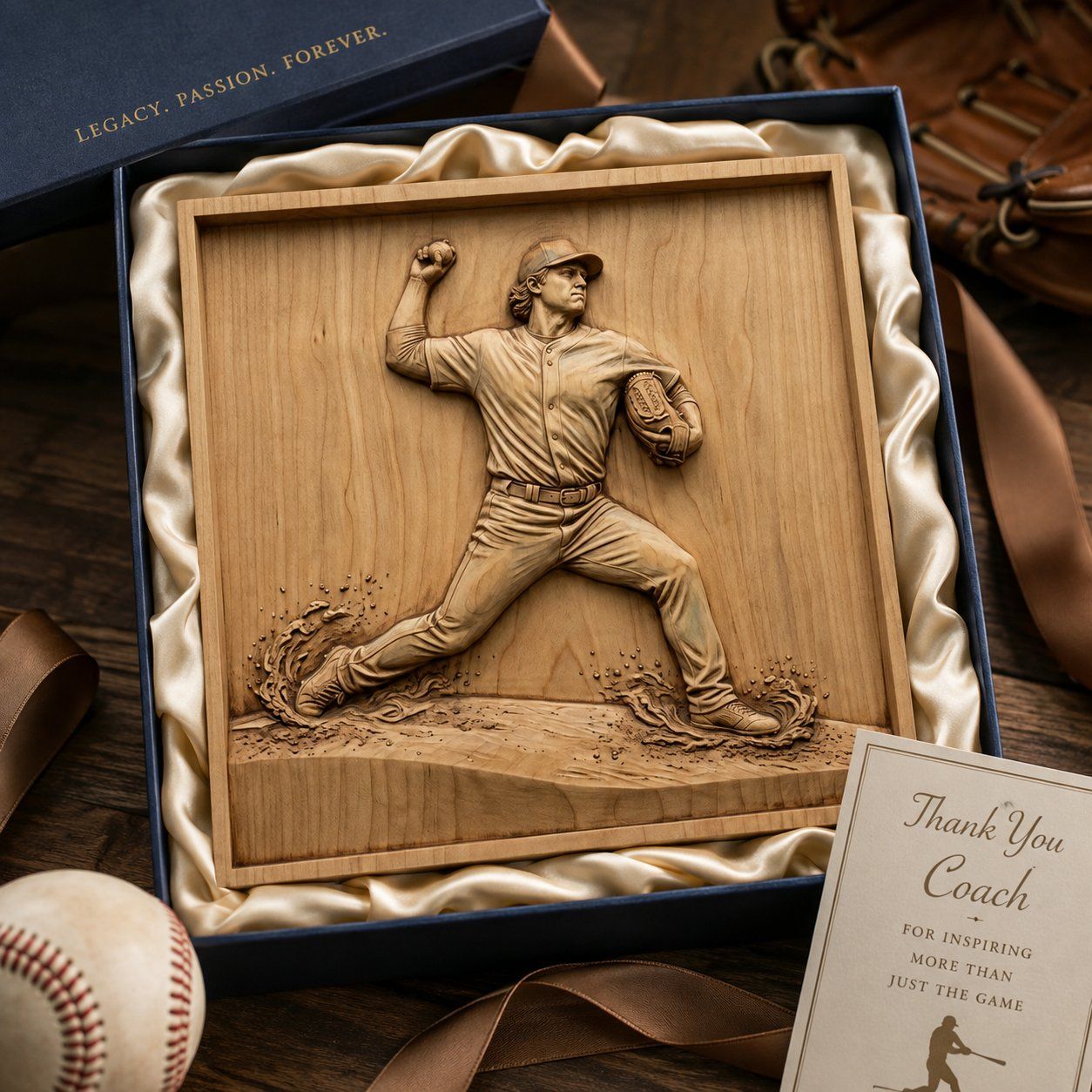 Baseball Pitcher Sports Action Scene CNC Relief STL bas-relief STL — view 9