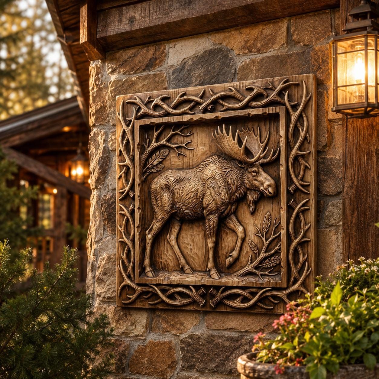 Bull Moose Relief for CNC Router bas-relief STL — view 6