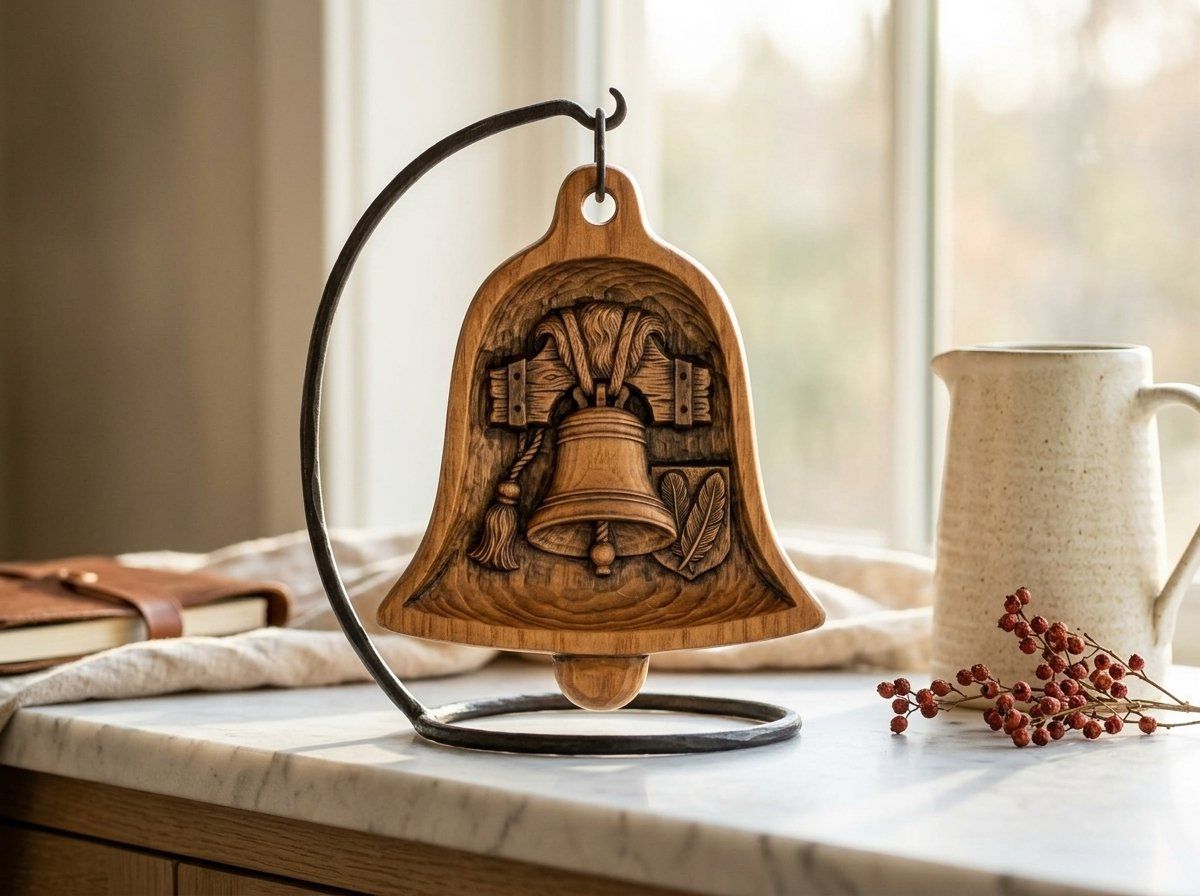 Cathedral Church Bell Ornament CNC Relief STL bas-relief STL — view 14
