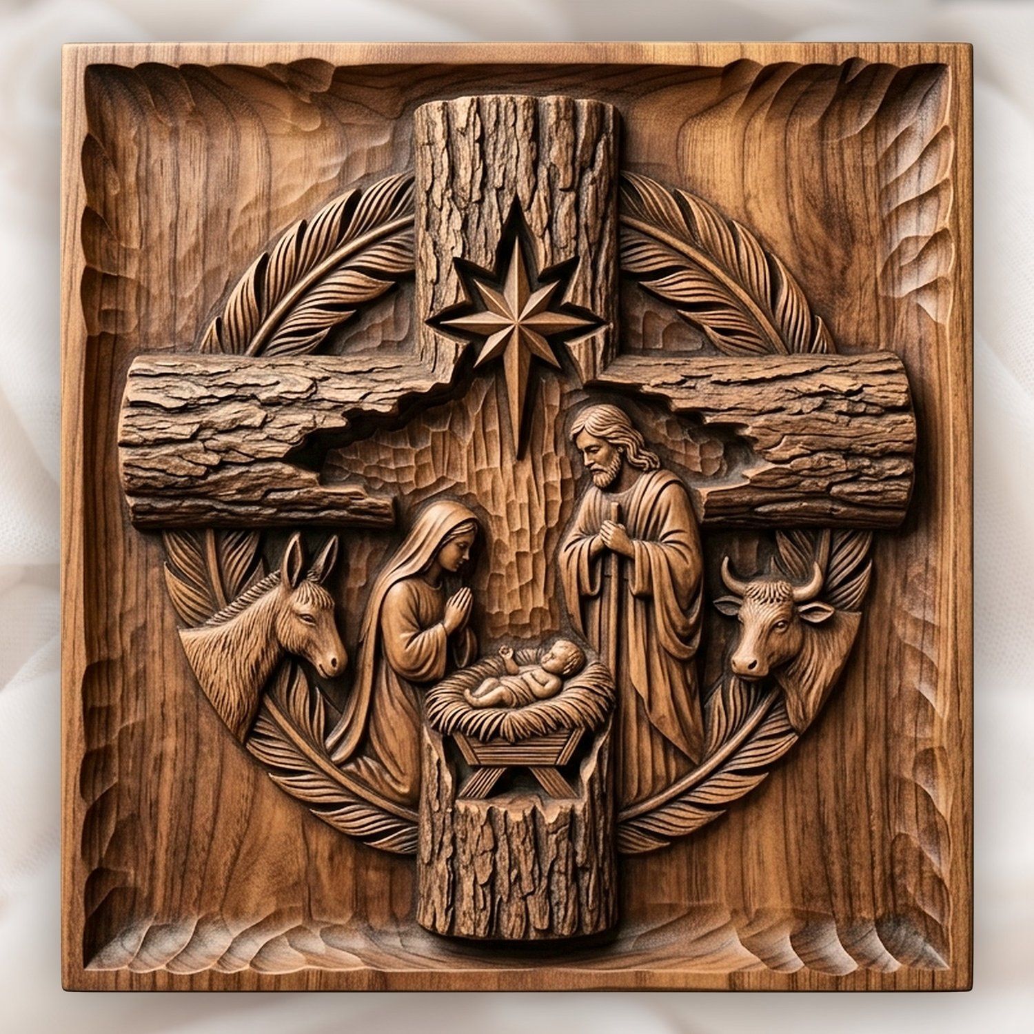 Christmas & Nativity CNC Relief STL bas-relief STL — view 12